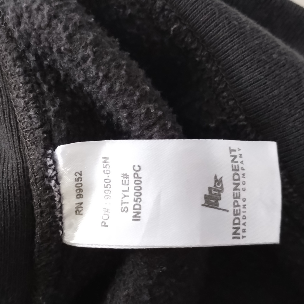 Independent Trading Co. ENRFORCE Men's Black Hoodie with Star Design SZ medium - Picture 11 of 13